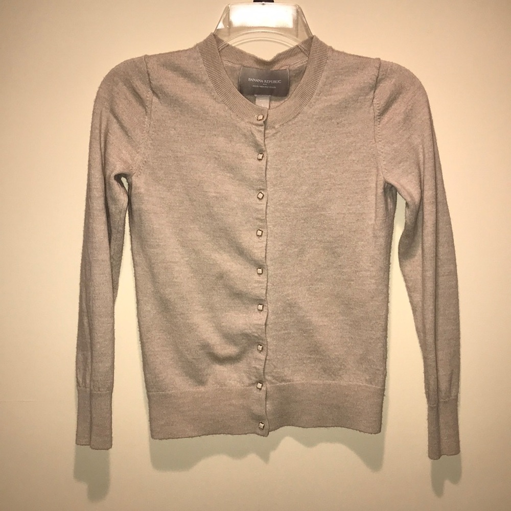 Banana Republic Merino Wool Cardigan Petite Small